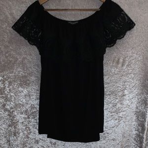 Women’s Adrianna Papell Blouse Top black Large L